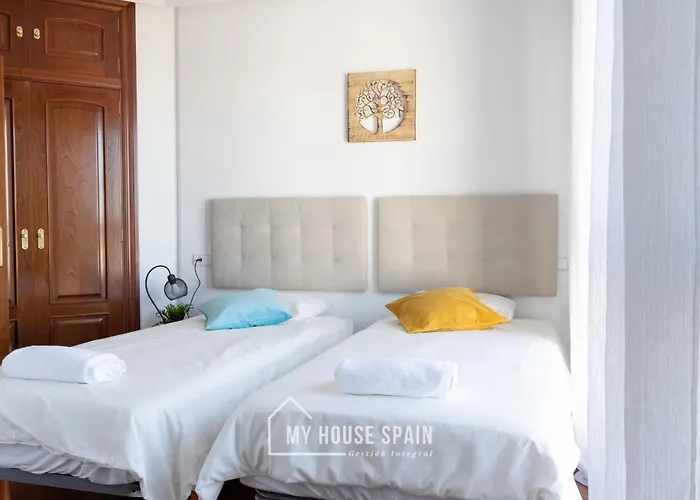 Myhousespain - Playa De Poniente, Con Vistas Al Mar Y Parking Gratuito *