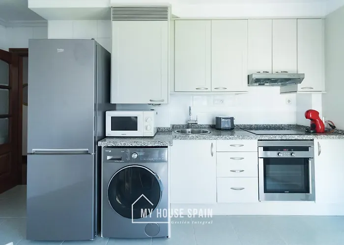 Myhousespain - Playa De Poniente, Con Vistas Al Mar Y Parking Gratuito